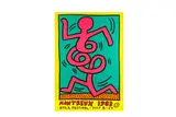 Untitled by Keith Haring, screenprint, offered Oct 2020