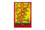 Untitled by Keith Haring, screenprint, offered Oct 2020