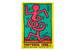 Untitled by Keith Haring, screenprint, offered Oct 2020