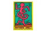 Untitled by Keith Haring, screenprint, offered Oct 2020