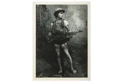 Untitled by Rourke Van Dal, screenprint, offered Oct 2020