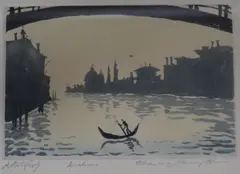 Accademi by Charles Newington, lithograph, sold Mar 2018