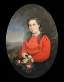 Untitled by Johannes Louis Wensel, 1860, oil on canvas, sold Mar 2018