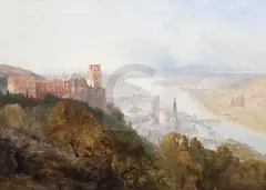 Germany by James Baker Pyne, 1847, oil on canvas, sold Mar 2018