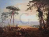 Untitled by James Baker Pyne, 1862, oil on canvas, sold Mar 2018