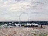 Untitled by Joseph Henderson, oil on canvas, sold Mar 2018
