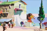 Near Rapallo by Cecil Rochfort D'Oyly-John, oil on canvas, sold Mar 2018