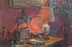 Untitled by Susan Ryder, oil on canvas, sold Mar 2018