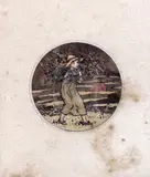 October by Kate Greenaway, ink and watercolour, sold Mar 2018