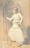 Untitled by Alfred Crowdy Lovett, watercolour, sold Mar 2018