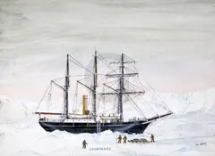 Endurance by Walter Ernest How, watercolour on card, sold Mar 2018