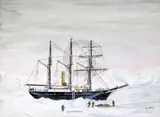 Endurance by Walter Ernest How, watercolour on card, sold Mar 2018