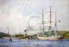 Untitled by Henry Scott Tuke, 1908, watercolour, sold Mar 2018