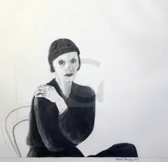 Untitled by David Remfry, 1980, pencil, sold Mar 2018