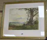Untitled by K. F. Fuller, watercolour, sold Mar 2018