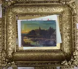 Dunblane by John Joseph Hughes, oil, offered Feb 2018
