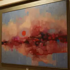 Untitled by Michael Tain, oil on canvas, sold Feb 2018