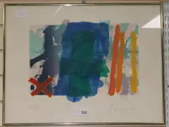 Limited edition print by Albert Irvin, print, sold Feb 2018