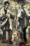 Untitled by Helen Grunwald, 1960, oil on board, sold Feb 2018