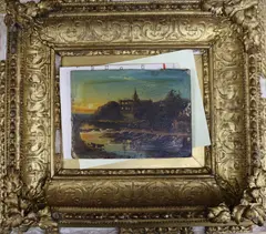 OilDunblane by John Joseph Hughes, oil, sold Feb 2018