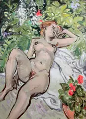 Untitled by Gerald Meares, oil on canvas, sold Feb 2018
