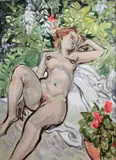 Untitled by Gerald Meares, oil on canvas, sold Feb 2018