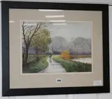 Untitled by S. Sukonkin, watercolour, sold Feb 2018