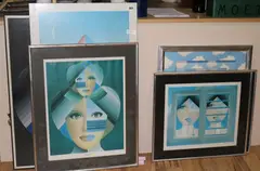 Clouds by Anthony John Gray, oil on canvas, sold Jan 2018