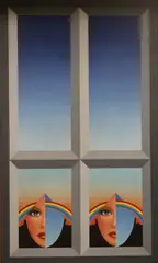 Sky and landscapesigned by Anthony John Gray, oil on canvas, sold Jan 2018