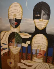 Untitled by Anthony John Gray, oil on canvas, sold Jan 2018
