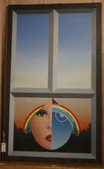 Rainbow by Anthony John Gray, oil on canvas, sold Jan 2018