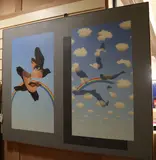 Rainbow by Anthony John Gray, oil on canvas, sold Jan 2018