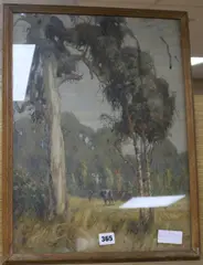 Untitled by Gustave Barnes, watercolour, sold Jan 2018