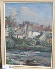 Untitled by James Herbert Snell, oil on canvas, sold Jan 2018