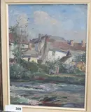 Untitled by James Herbert Snell, oil on canvas, sold Jan 2018