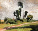 Untitled by Albert Édouard Puyplat, oil on board, sold Jan 2018