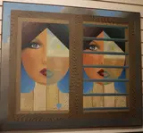 Sky by Anthony John Gray, oil on canvas, sold Jan 2018