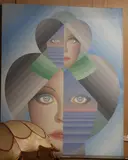 Untitled by Anthony John Gray, oil on canvas, sold Jan 2018