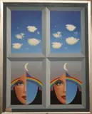 Moons by Anthony John Gray, oil on canvas, sold Jan 2018