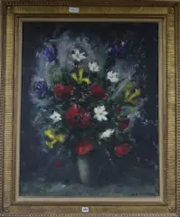 Untitled by Jacques Michel G. Dunoyer, oil on canvas, sold Jan 2018
