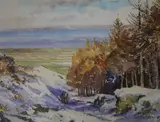 RBA, RWA watercolour Overlooking Porlock Bay signed 10 x 13in by Alec Carruthers Gould, watercolour, sold Jan 2018