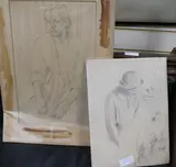 Untitled by Norman Blamey, pencil, sold Jan 2018