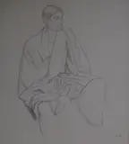 Untitled by William Rothenstein, 1911, pencil, sold Jan 2018