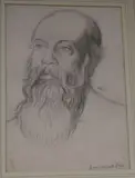 Untitled by William Rothenstein, 1913, pencil, sold Jan 2018