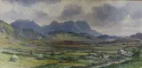 WatercolourNorth Wales Landscape by Henry Albert Hartland, 1870, watercolour, sold Dec 2017