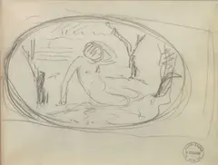 Untitled by Henri Lebasque, pencil, sold Dec 2017