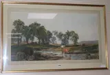 WatercolourCattle in a landscapesigned18 by John Faulkner, watercolour, sold Dec 2017