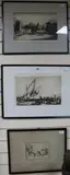 The by Sidney Tushingham, etching, sold Dec 2017
