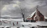 Untitled by Joseph  Francis Gilbert, 1835, oil on canvas, sold Dec 2017