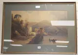 WatercolourLake scene with paddlesteamersigned15 by Anthony Vandyke Copley-Fielding, watercolour, sold Dec 2017